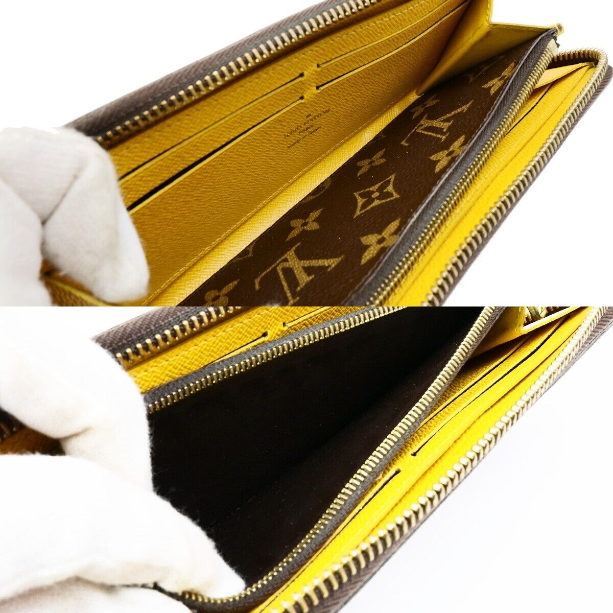 LOUIS VUITTON Portefeuille Clemence Long Wallet Monogram Brown M60744 83ED165