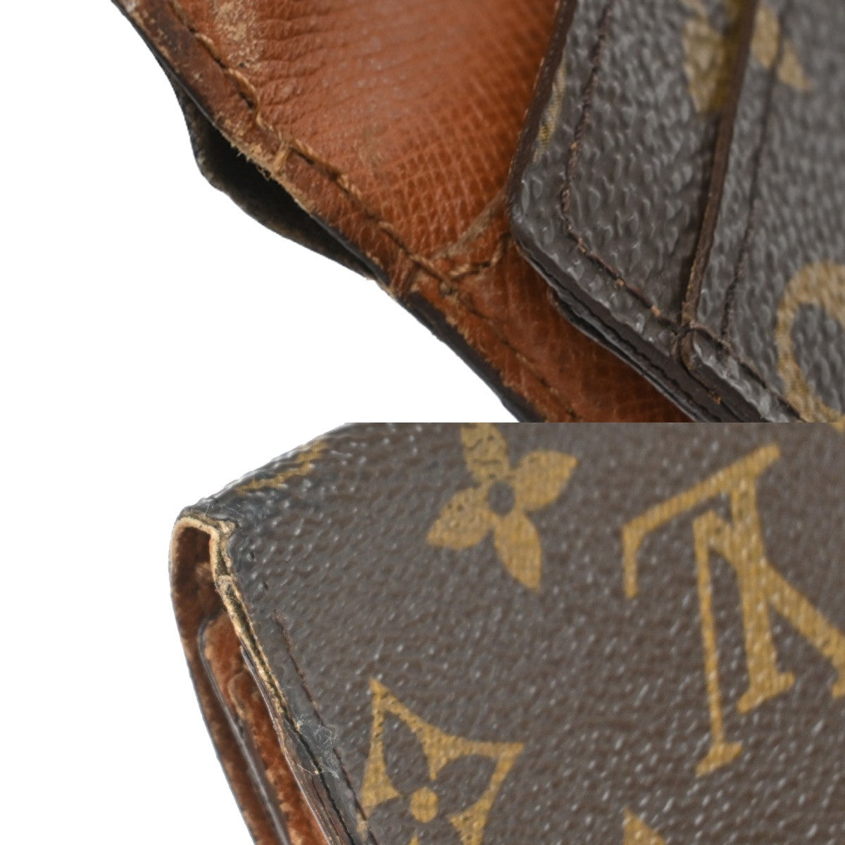 LOUIS VUITTON Yen 3 Cult Credit Long Wallet Monogram Leather M61818 05KC809