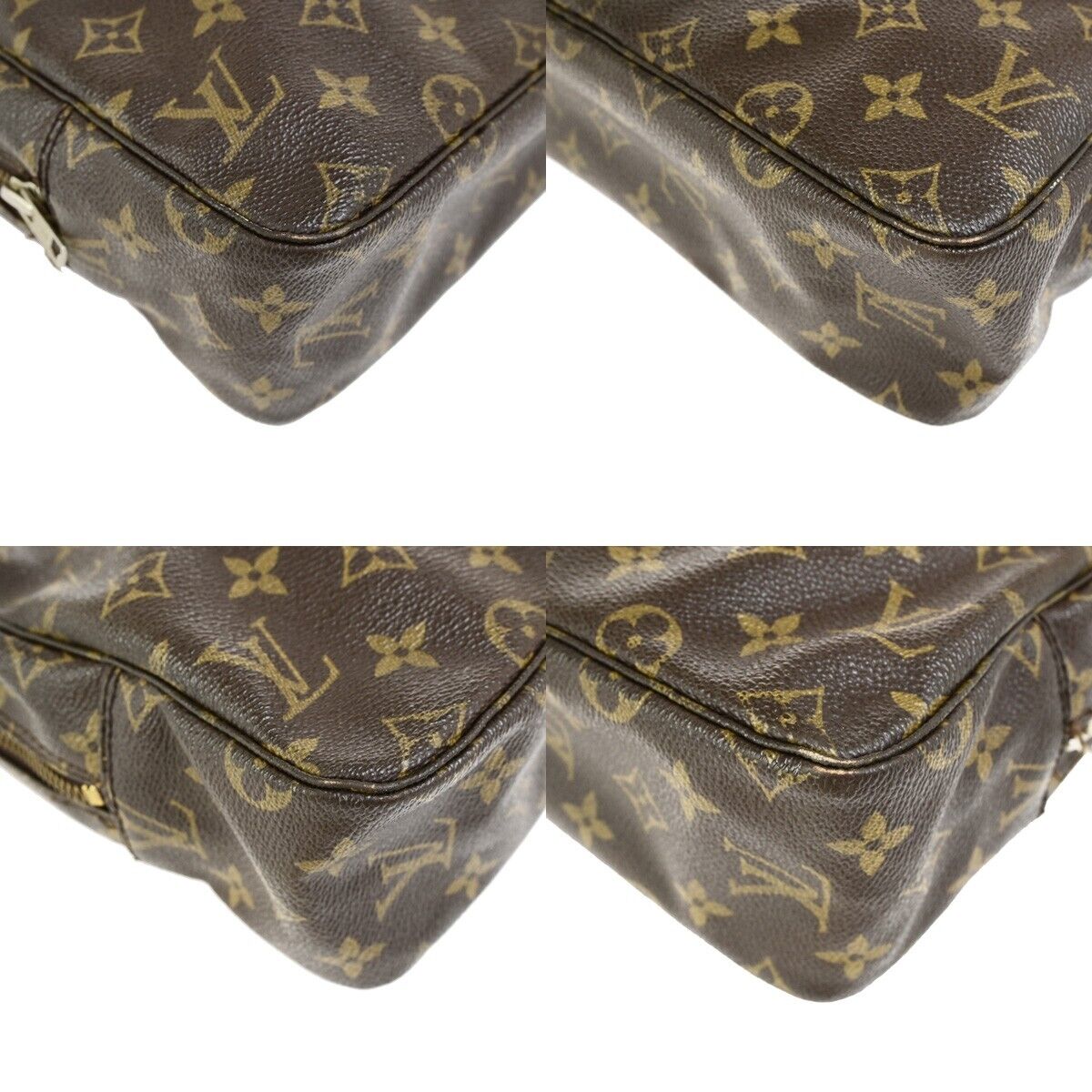 LOUIS VUITTON Trousse Toilette 28 Clutch Hand Bag Monogram Brown M47522 67FB195