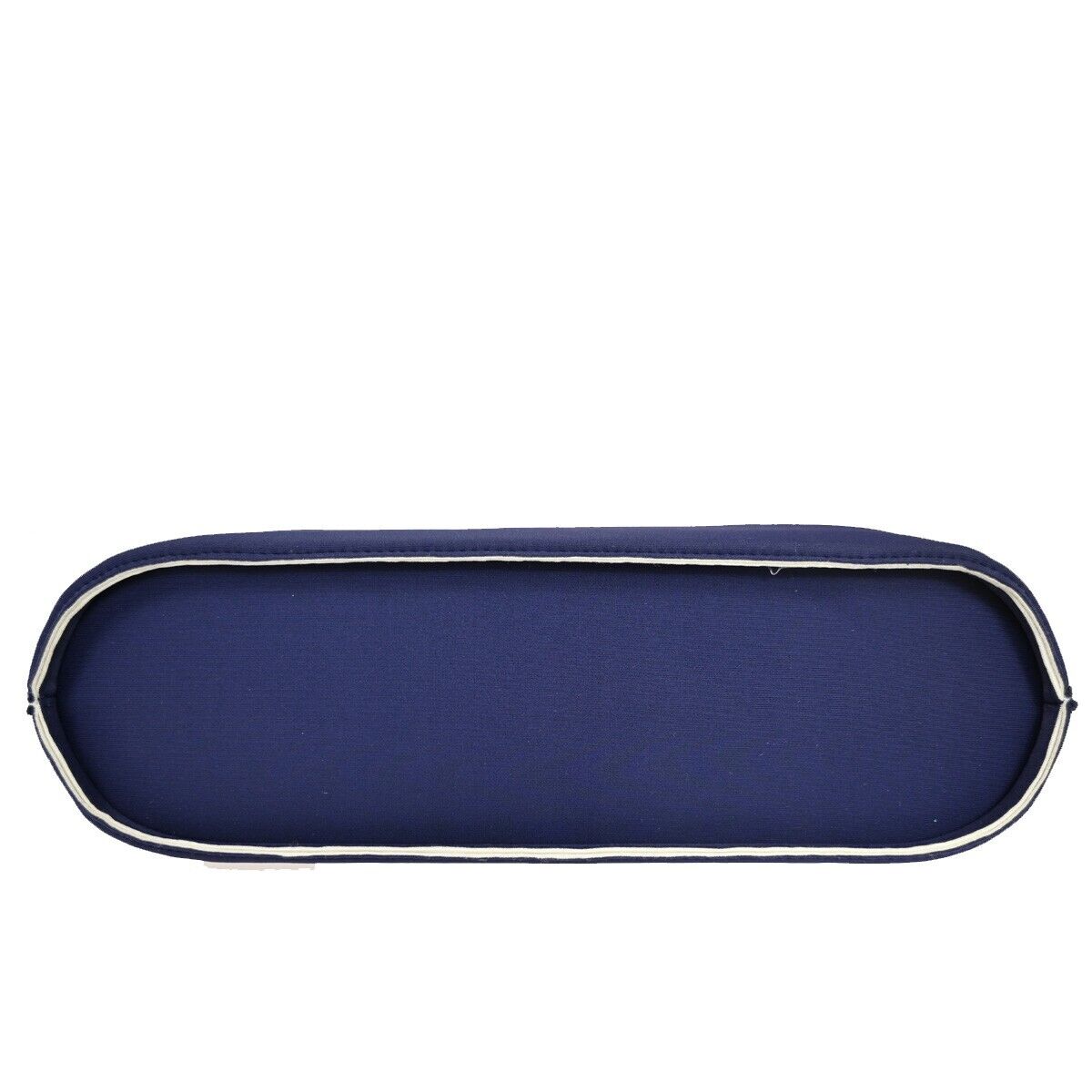 CHANEL CC Logo Metal Handle Hand Tote Bag Nylon Leather Blue Silver 35KA012