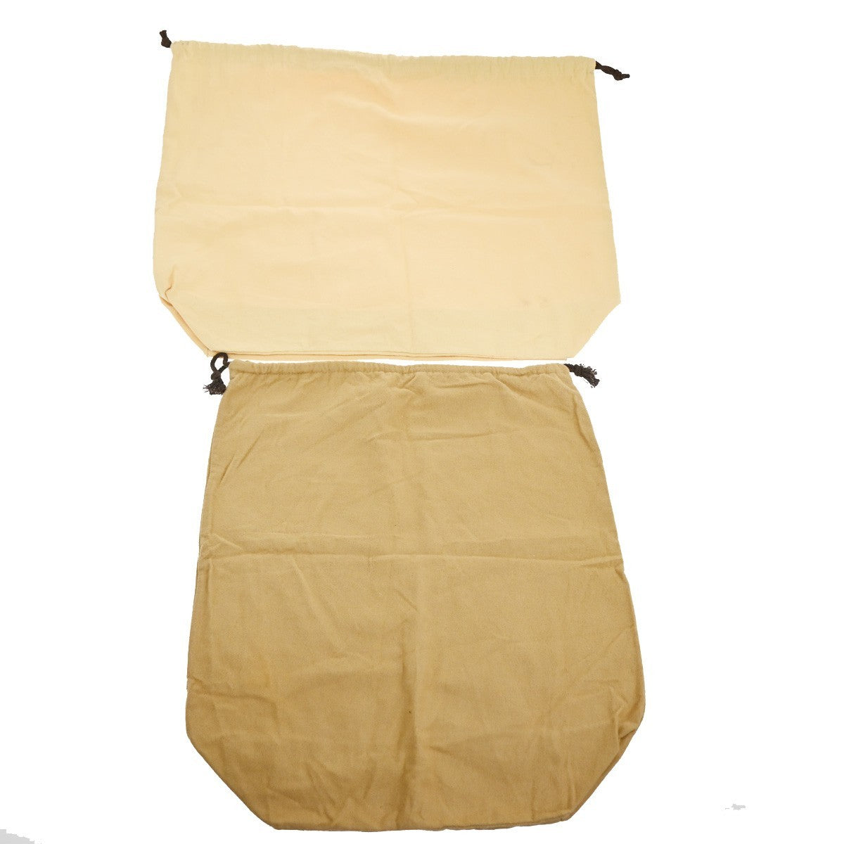 LOUIS VUITTON Logo 11 Set Dust Bag Shoe bag Canvas Cotton Beige Brown BK 09KP554