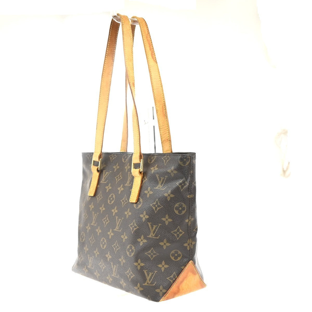 LOUIS VUITTON Cabas Piano Shoulder Bag Monogram Leather Brown M51148 34MA270