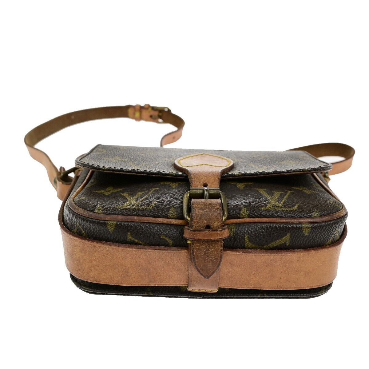 LOUIS VUITTON Mini Cartouchiere Shoulder Bag Monogram Leather BN M51254 35KA558