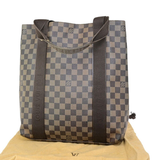 LOUIS VUITTON Cabas Beaubourg Shoulder Bag Damier Ebene Leather N52006 97FB180