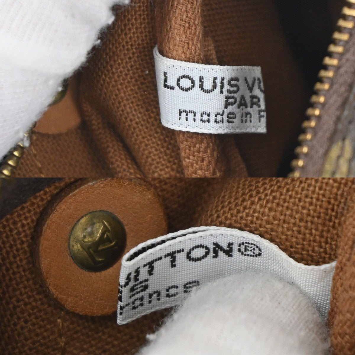 LOUIS VUITTON Mini Speedy 2Way Hand Bag Monogram Leather Brown M41534 26TA320