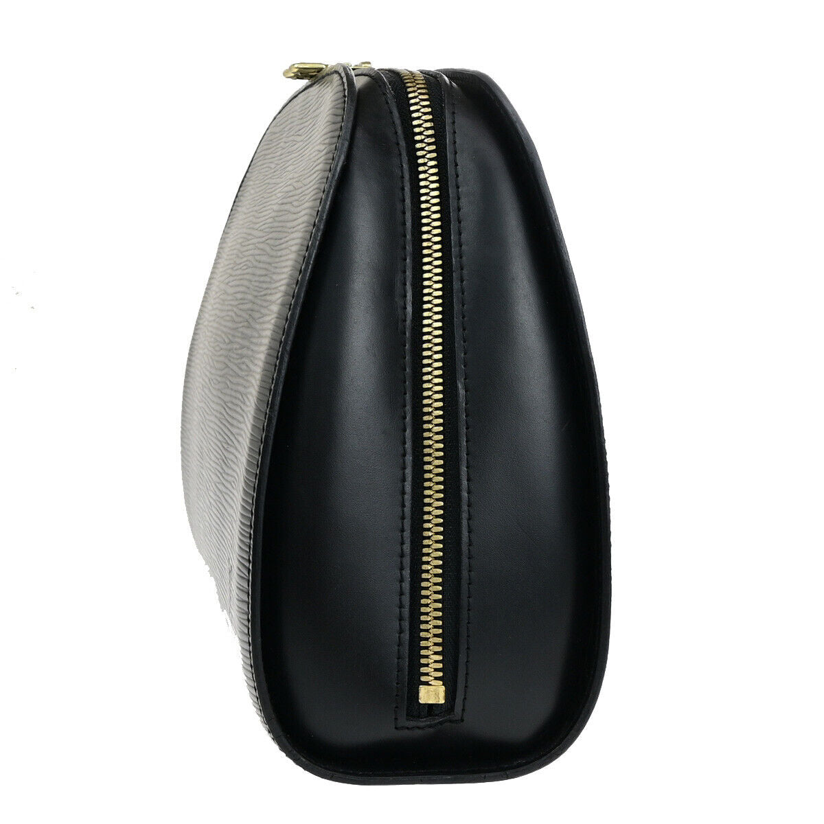 LOUIS VUITTON Logo Dauphine GM Cosmetic Pouch Epi Leather Black M48432 60YF470