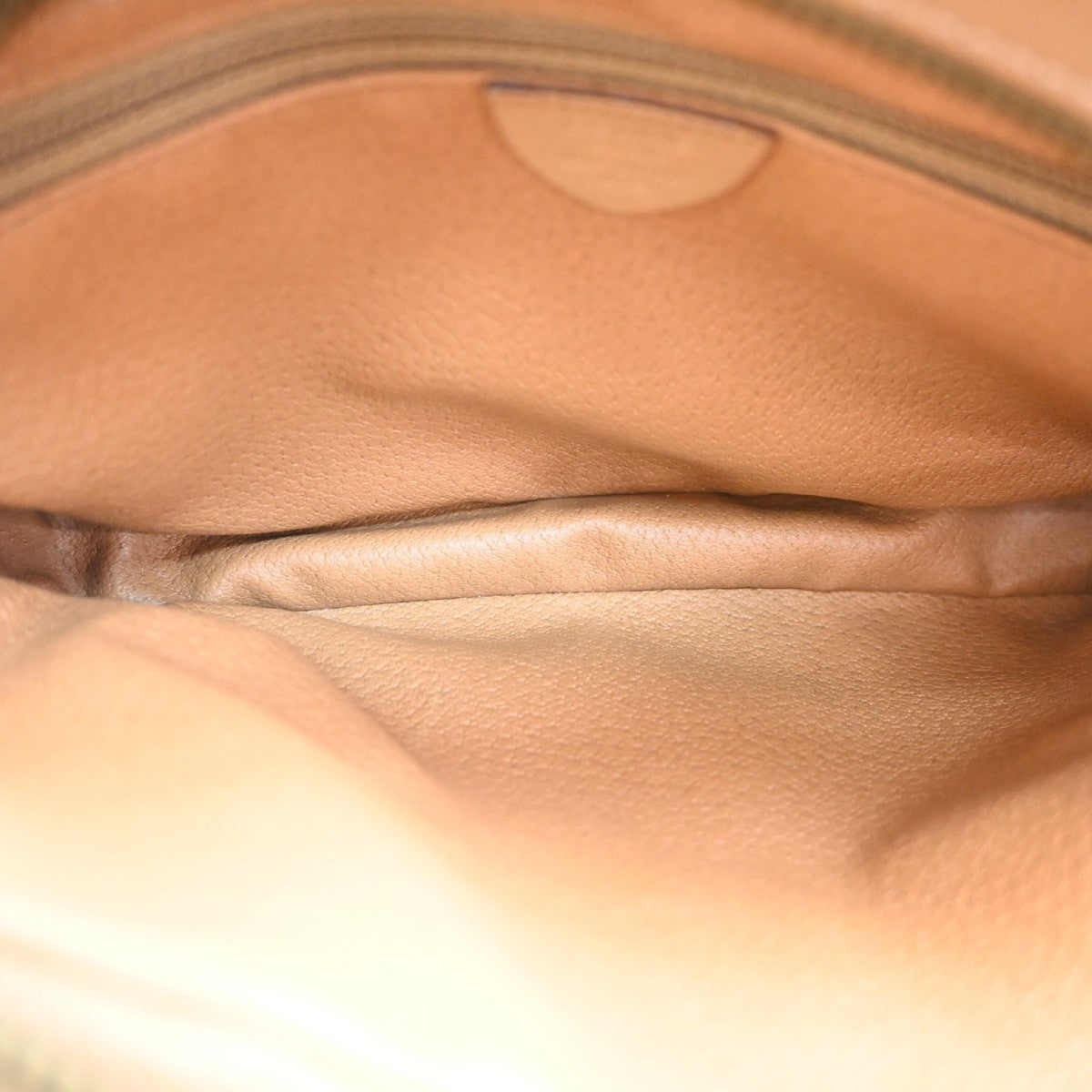CELINE Logo Macadam Pattern Shoulder Bag PVC Leather Brown Italy GHW 31MA302
