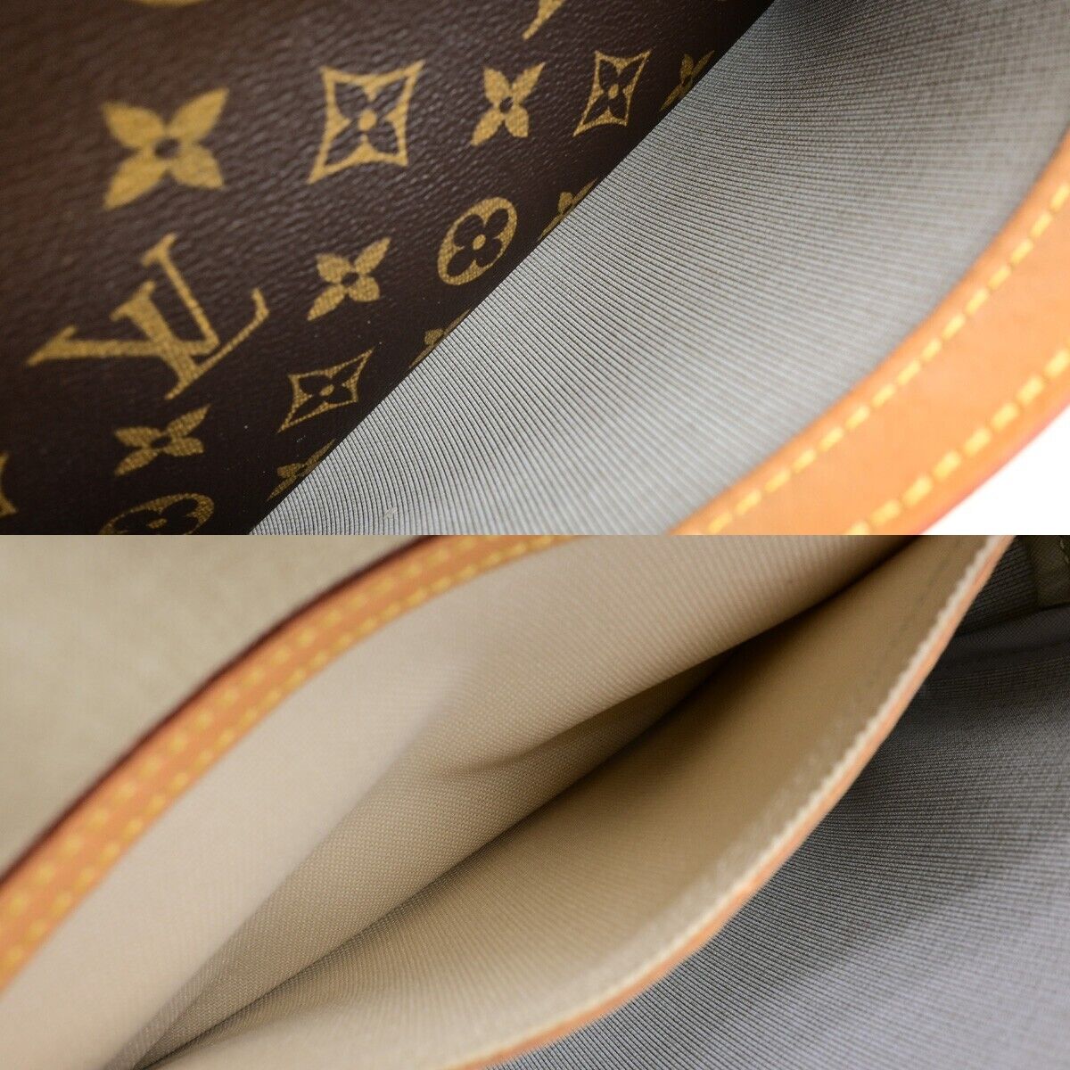 LOUIS VUITTON Reporter PM Crossbody Shoulder Bag Monogram Leather M45254 95EB829