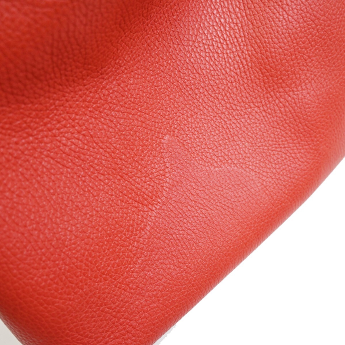 GUCCI Logo GG Pattern Shoulder Hobo Bag Leather Red SHW Italy 37FB597