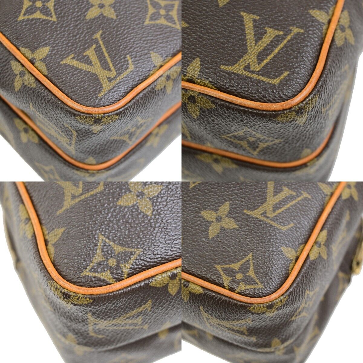 LOUIS VUITTON Mini Amazon Shoulder Bag Monogram Leather Brown M45238 70FB369