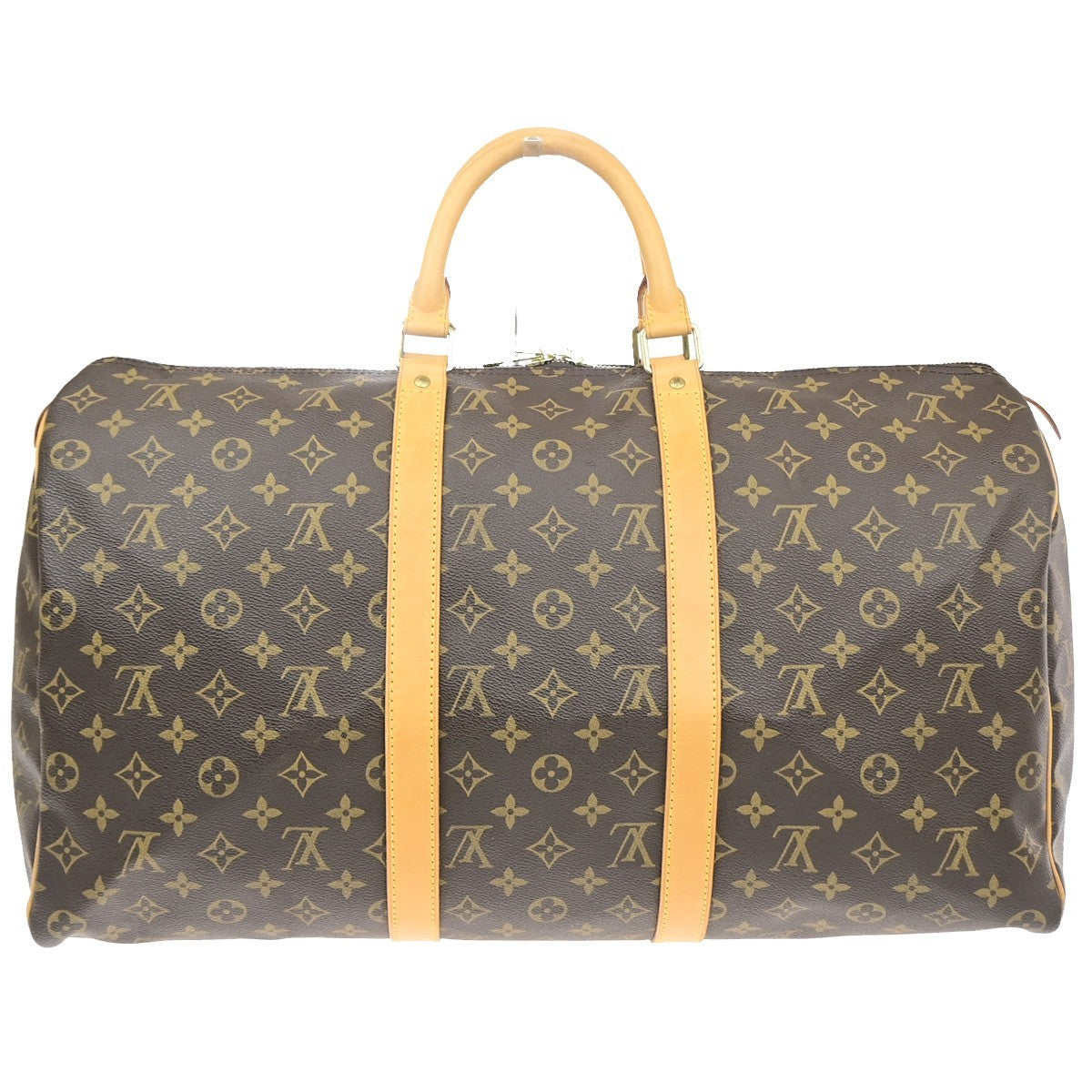 LOUIS VUITTON Keepall 50 Travel Hand Bag Monogram Leather Brown M41426 25MA708