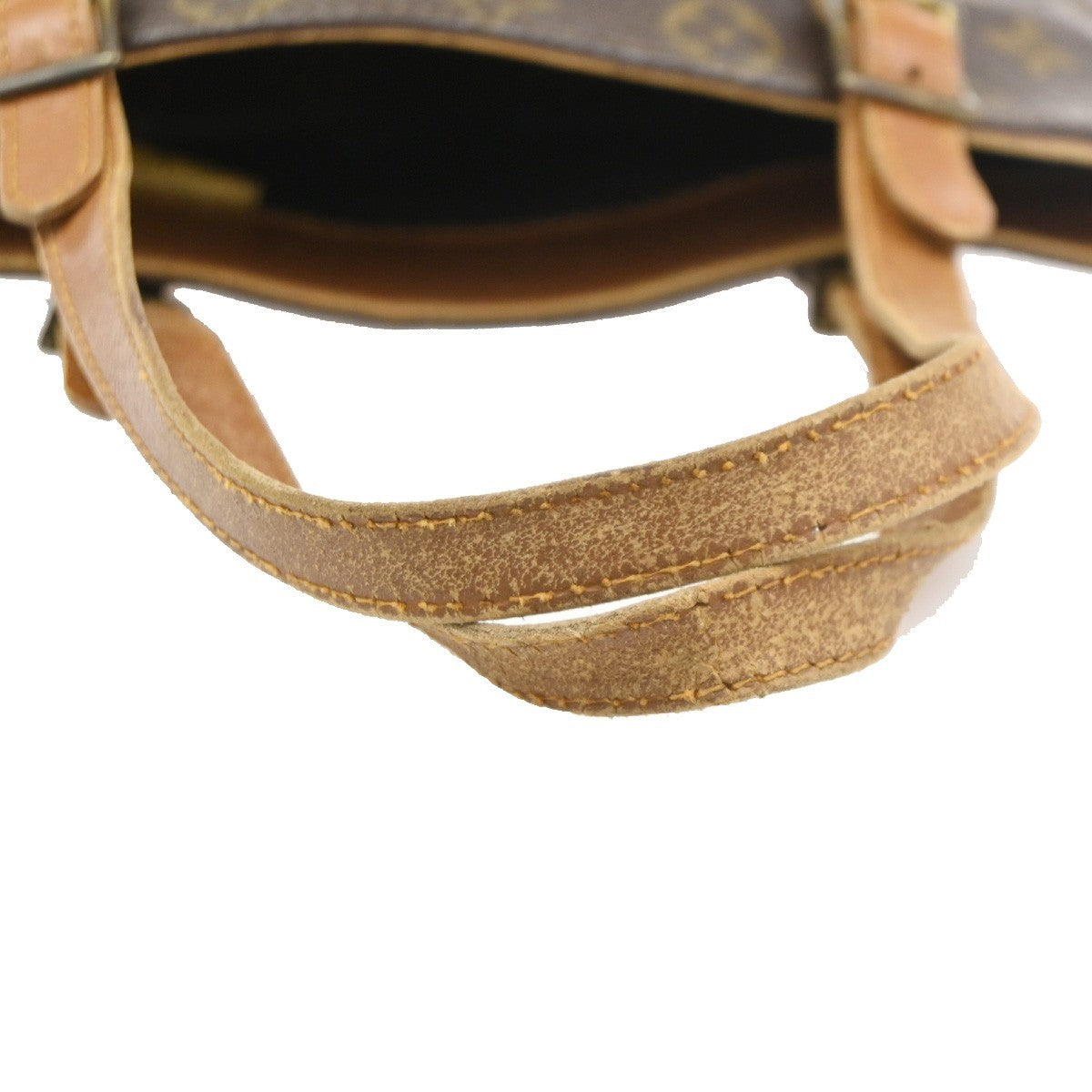 LOUIS VUITTON Bucket Marais Hand Bag Monogram Leather Brown U.S.A T42238 66PA146