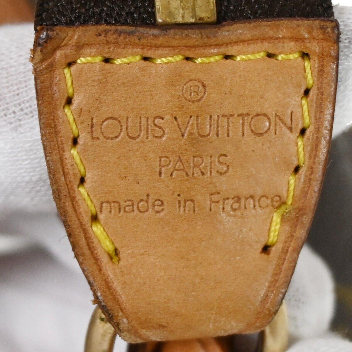 LOUIS VUITTON Pochette Accessoires Hand Bag Monogram Leather BN M51980 10HB213