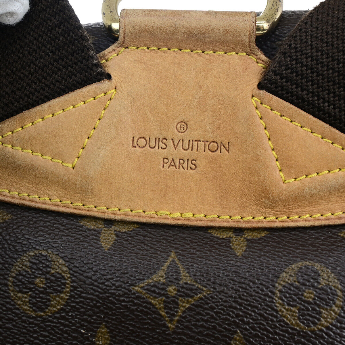 LOUIS VUITTON Montsouris GM Backpack Bag Monogram Leather Brown M51135 79YF441