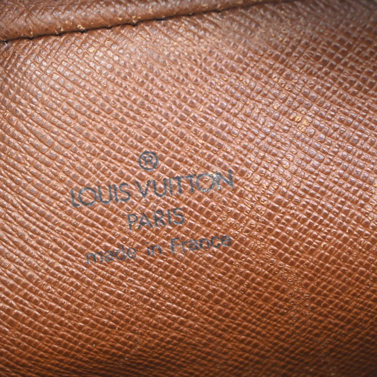 LOUIS VUITTON Danube Shoulder Bag Monogram Leather Brown France M45266 87ZA285