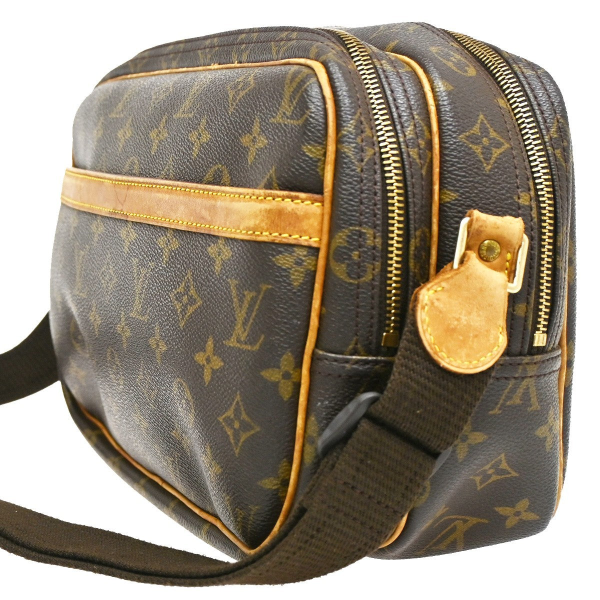 LOUIS VUITTON Reporter PM Crossbody Shoulder Bag Monogram Leather M45254 31KB674