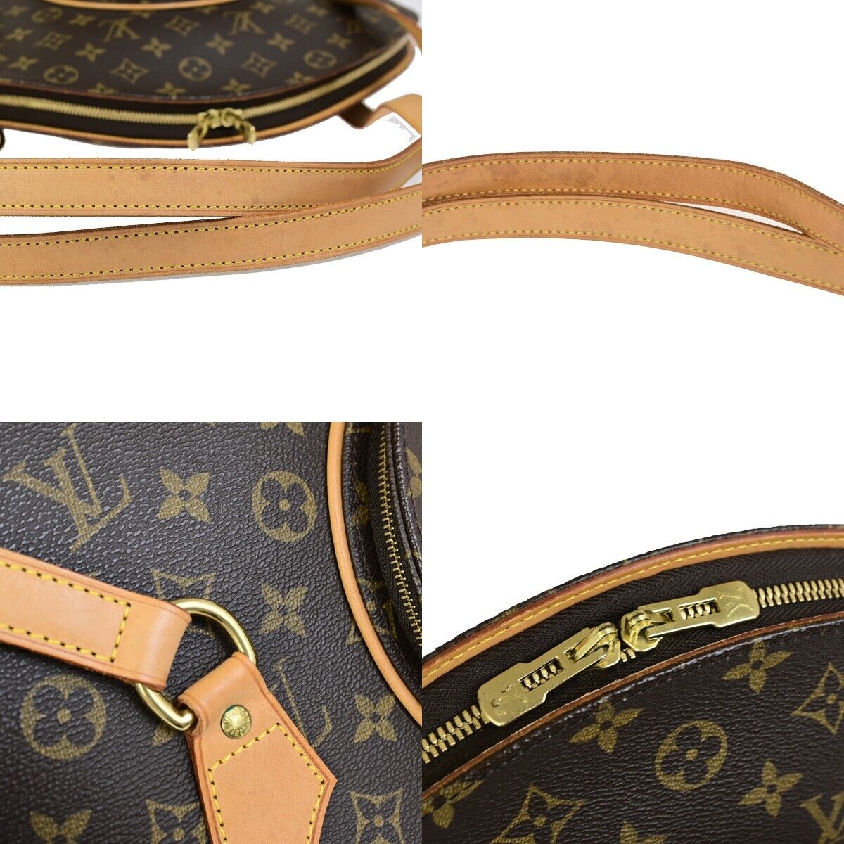 LOUIS VUITTON Ellipse Shopping Shoulder Bag Monogram Leather BN M51128 600FB271