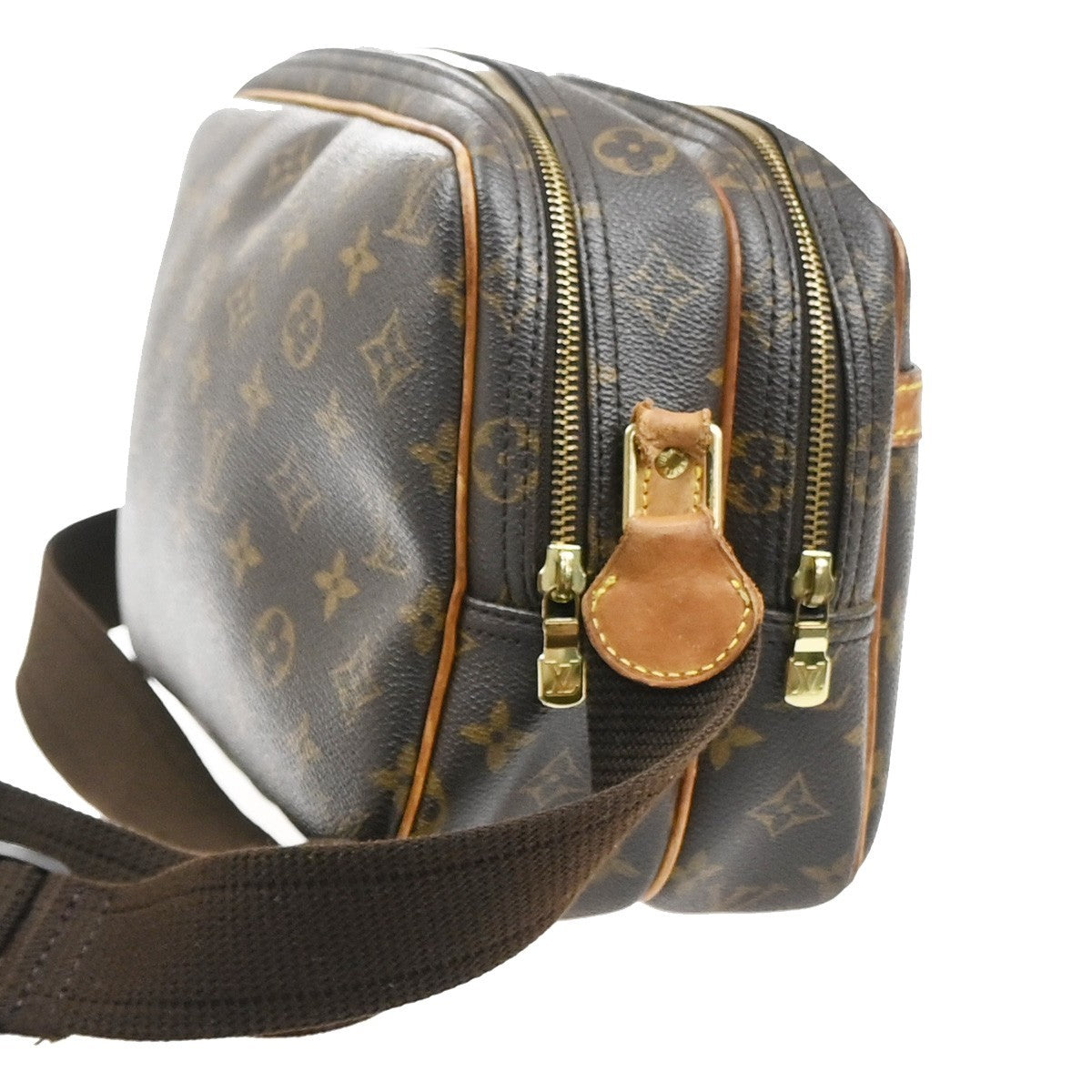 LOUIS VUITTON Reporter PM Crossbody Shoulder Bag Monogram Leather M45254 62CB025
