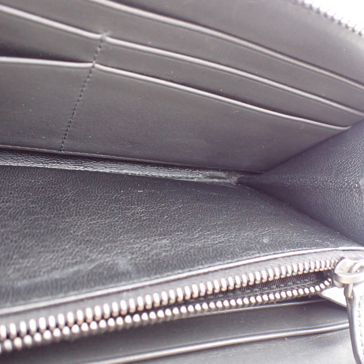 BOTTEGA VENETA Intrecciato Long Zipper Around Long Wallet Leather GY 64AA144