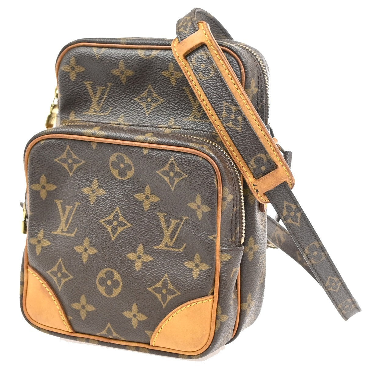 LOUIS VUITTON Amazon Crossbody Shoulder Bag Monogram Leather BN M45236 67SA031