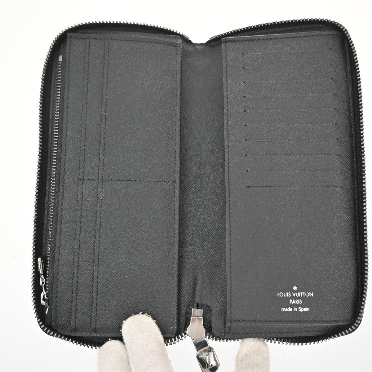 LOUIS VUITTON Portefeuille Brazza Wallet Monogram Eclipse Black M61697 81KC127