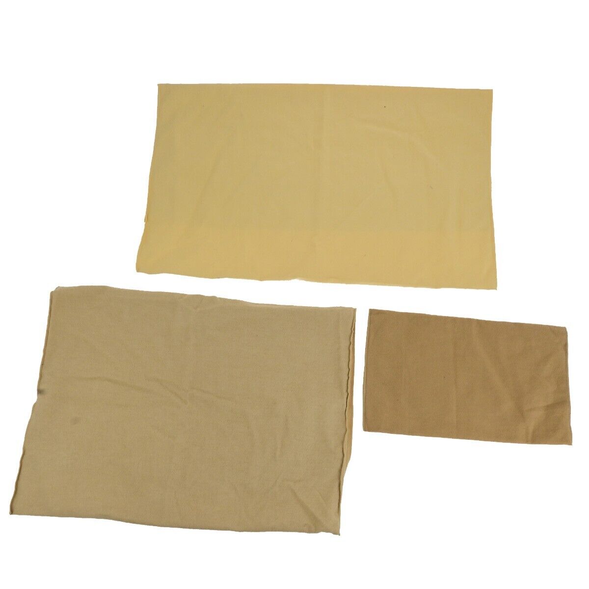 LOUIS VUITTON Logo 10 Set Dust Bag Drawstring Canvas Cotton Beige Brown 08SJ623