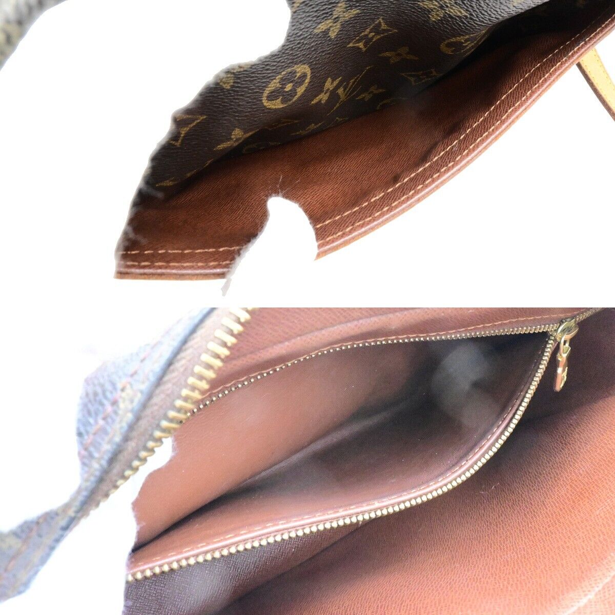 LOUIS VUITTON Trocadero 27 Shoulder Bag Monogram Leather Brown M51274 67FB294