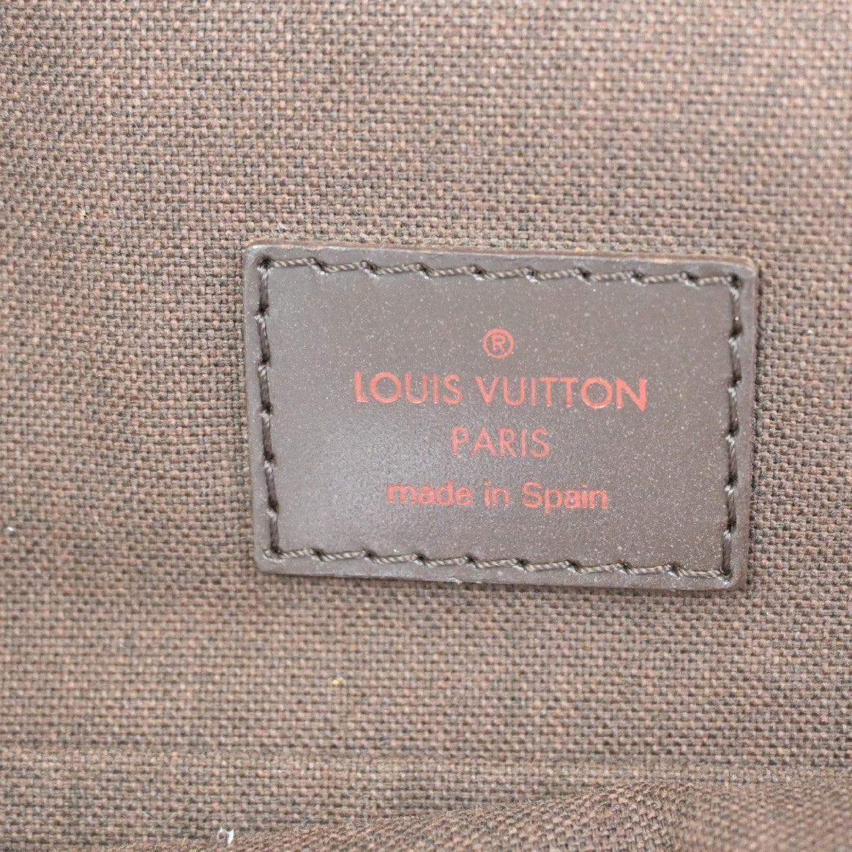 LOUIS VUITTON Brooklyn MM Shoulder Bag Damier Ebene Leather Brown N51211 93CA823
