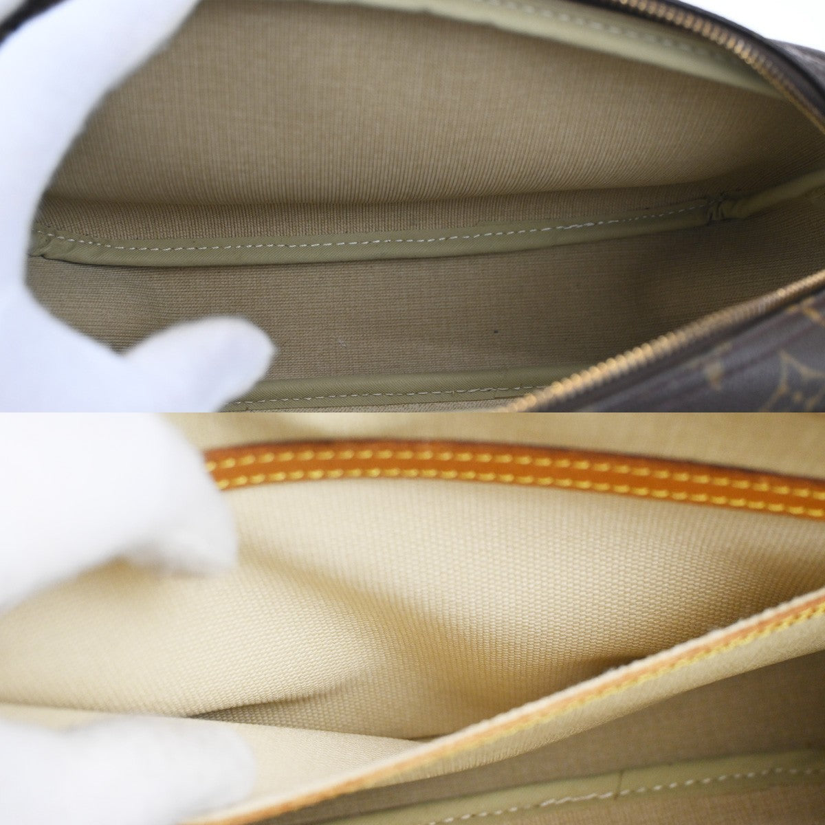 LOUIS VUITTON Reporter PM Crossbody Shoulder Bag Monogram Leather M45254 86CA323
