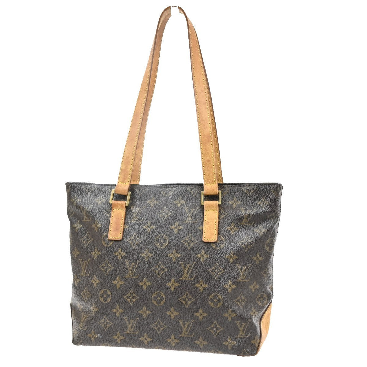LOUIS VUITTON Cabas Piano Shoulder Bag Monogram Leather Brown M51148 82YJ148