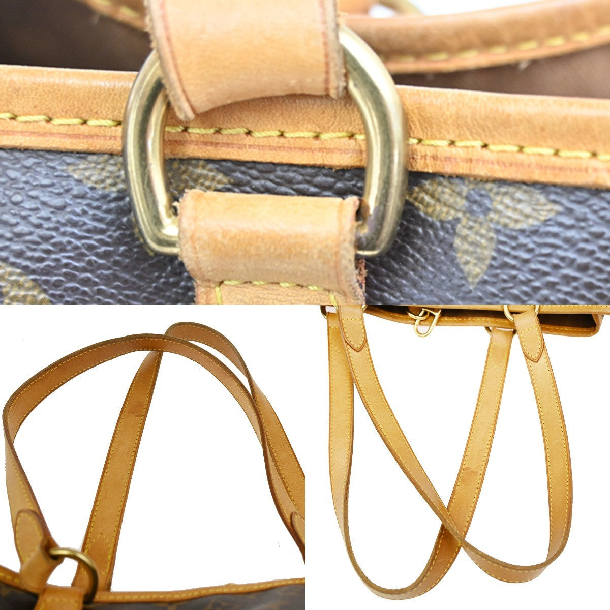LOUIS VUITTON Batignolles Horizontal Shoulder Bag Monogram Brown M51154 78TA048