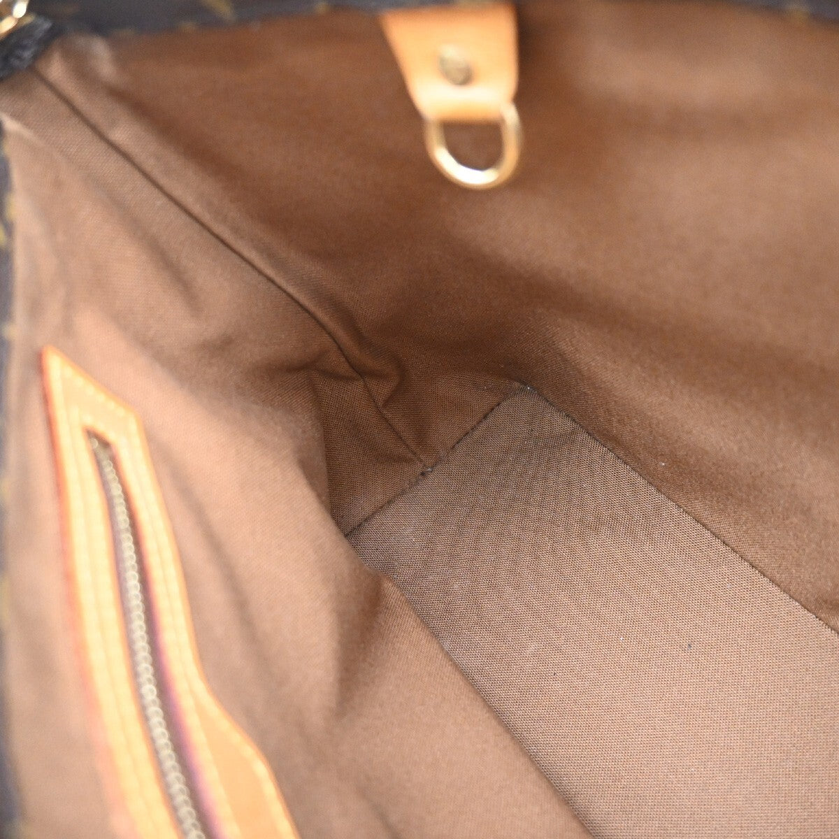 LOUIS VUITTON Cabas Piano Shoulder Bag Monogram Leather Brown M51148 95RF280