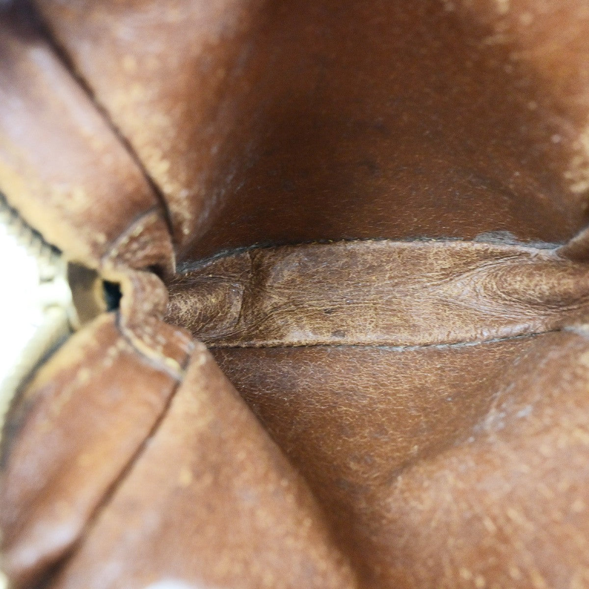 LOUIS VUITTON LV Mini Danube Shoulder Bag Monogram Leather Brown M45268 02YH114