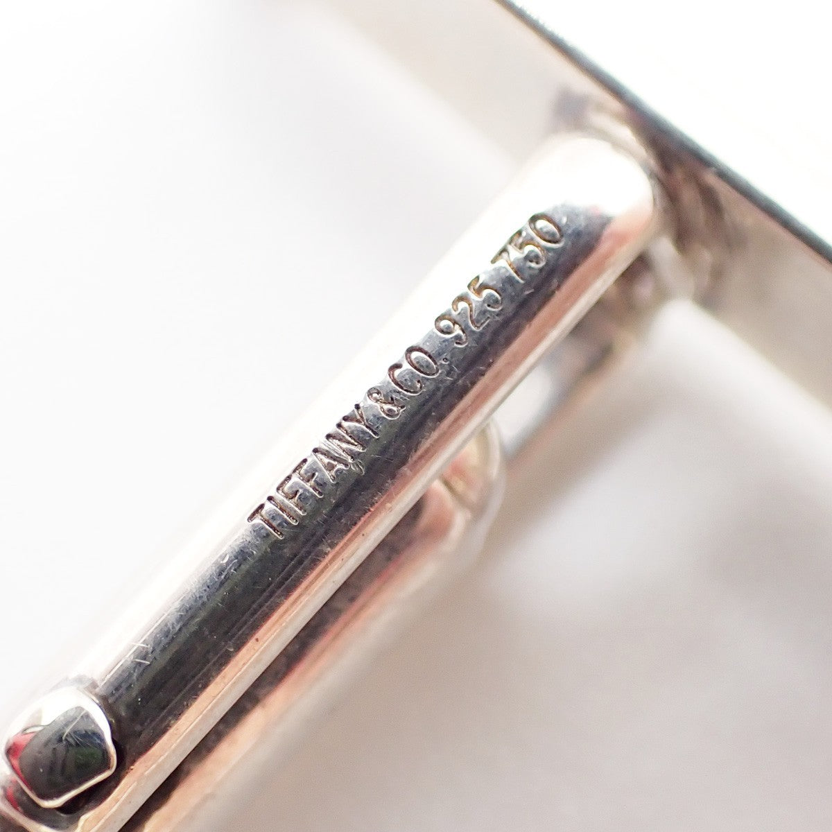 Tiffany & Co. Logo Cufflinks Silver 925 02EG352