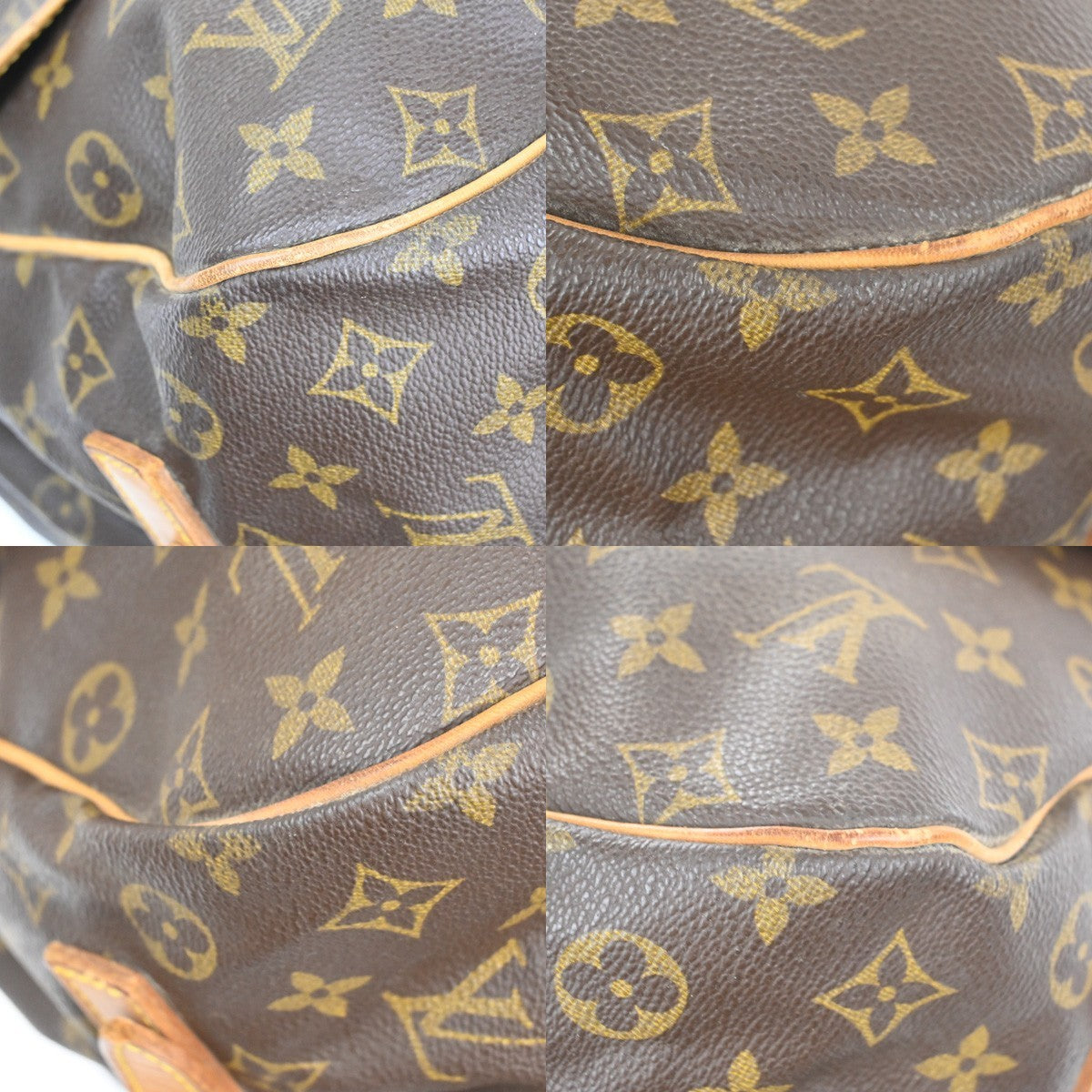 LOUIS VUITTON Saumur 35 Shoulder Bag Monogram Leather BN France M42254 84YJ109