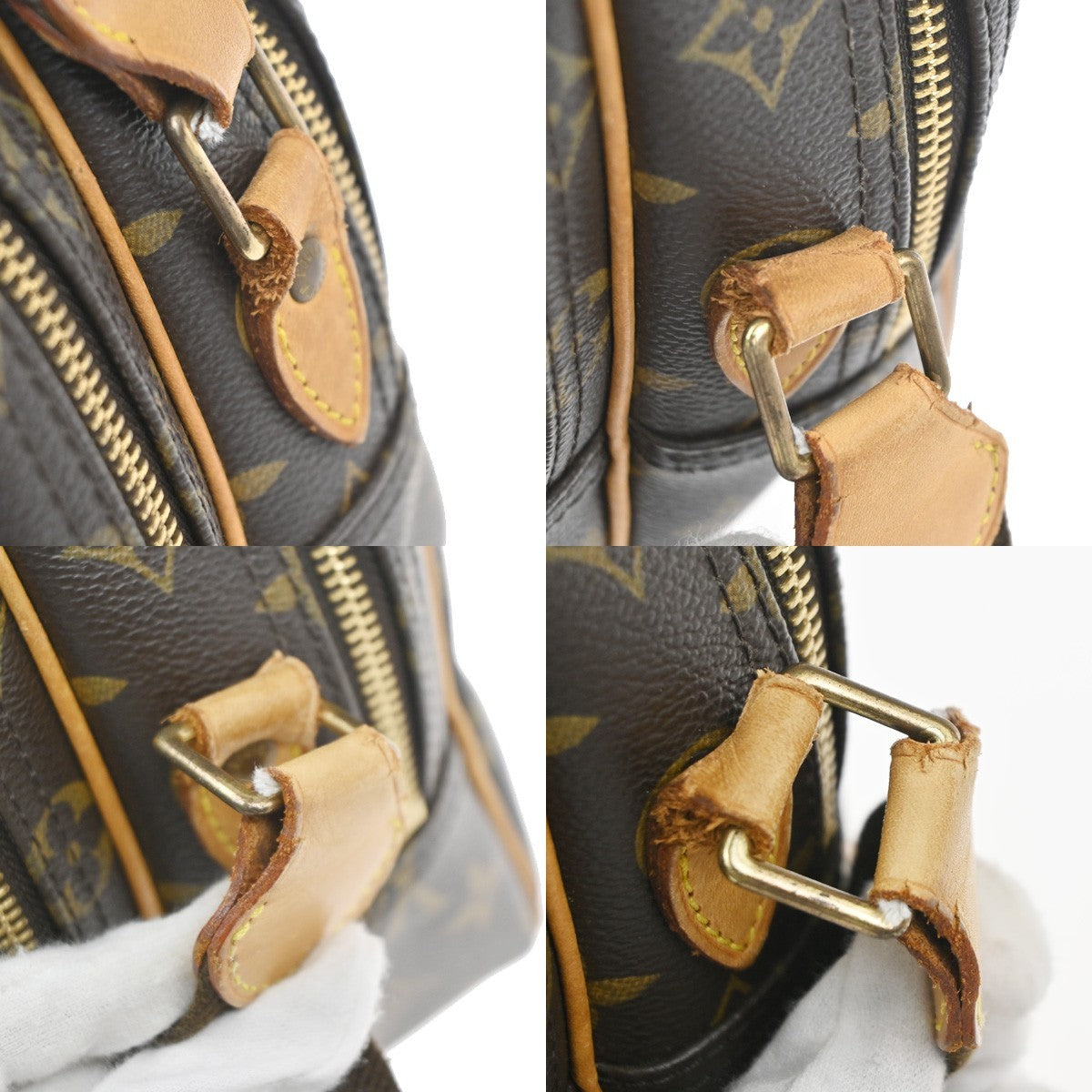 LOUIS VUITTON Reporter PM Crossbody Shoulder Bag Monogram Leather M45254 85KC862