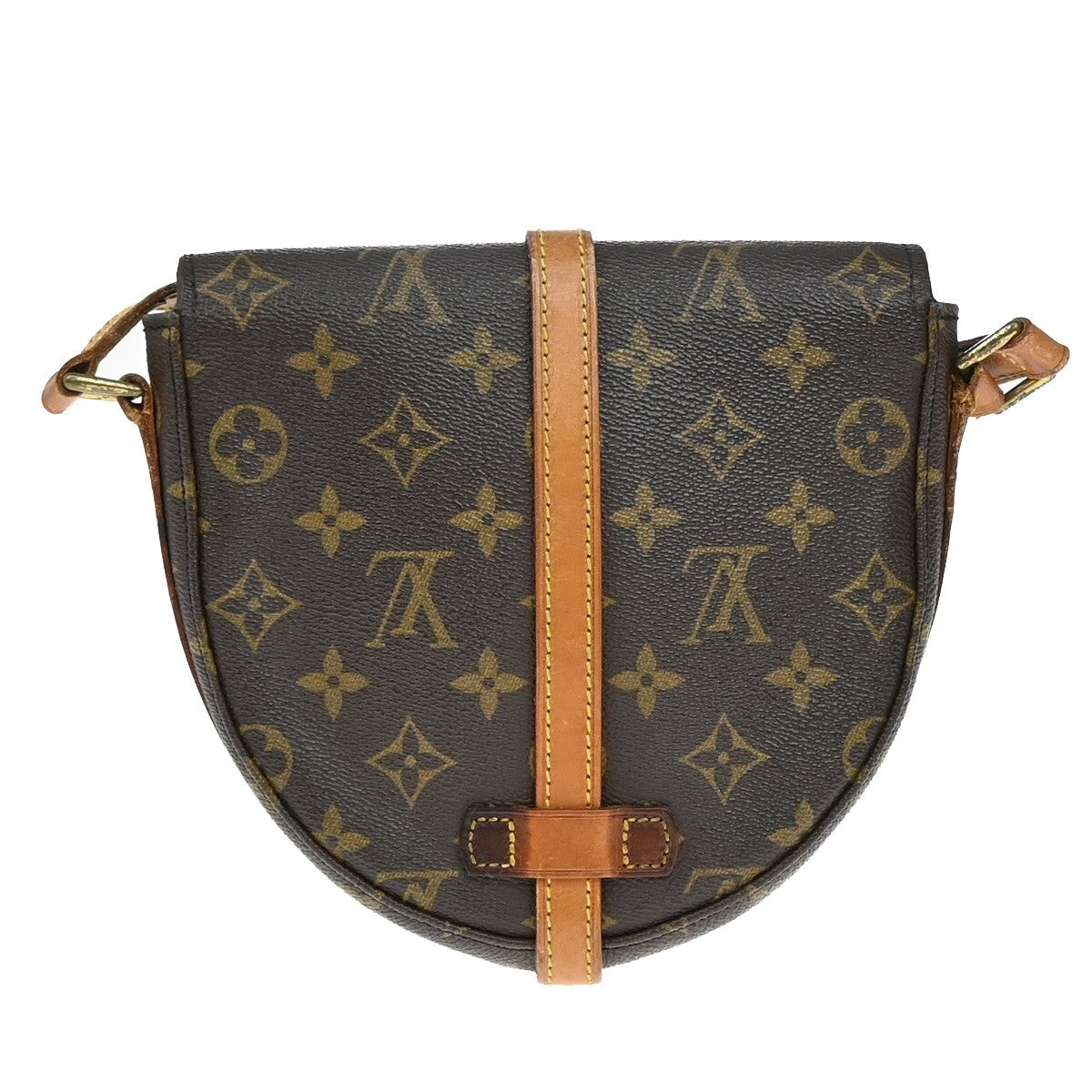 LOUIS VUITTON Chantilly PM Shoulder Bag Monogram Leather Brown M51234 30EE187