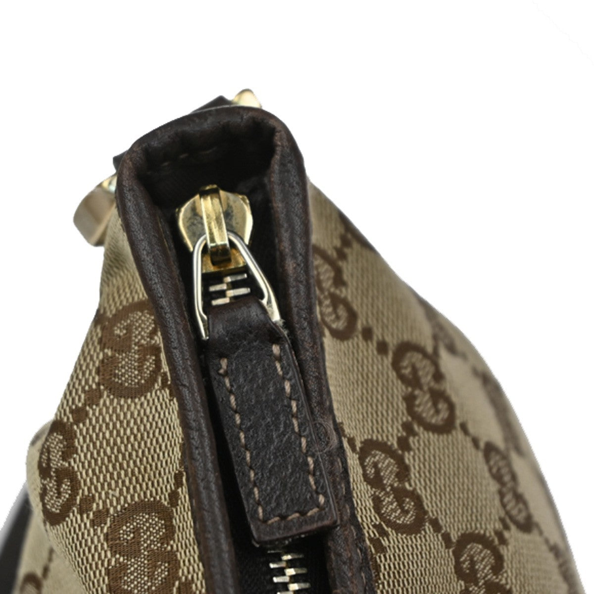 GUCCI Logo Abbey GG Pattern Shoulder Bag Canvas Leather BN BE GHW Italy 05MA666