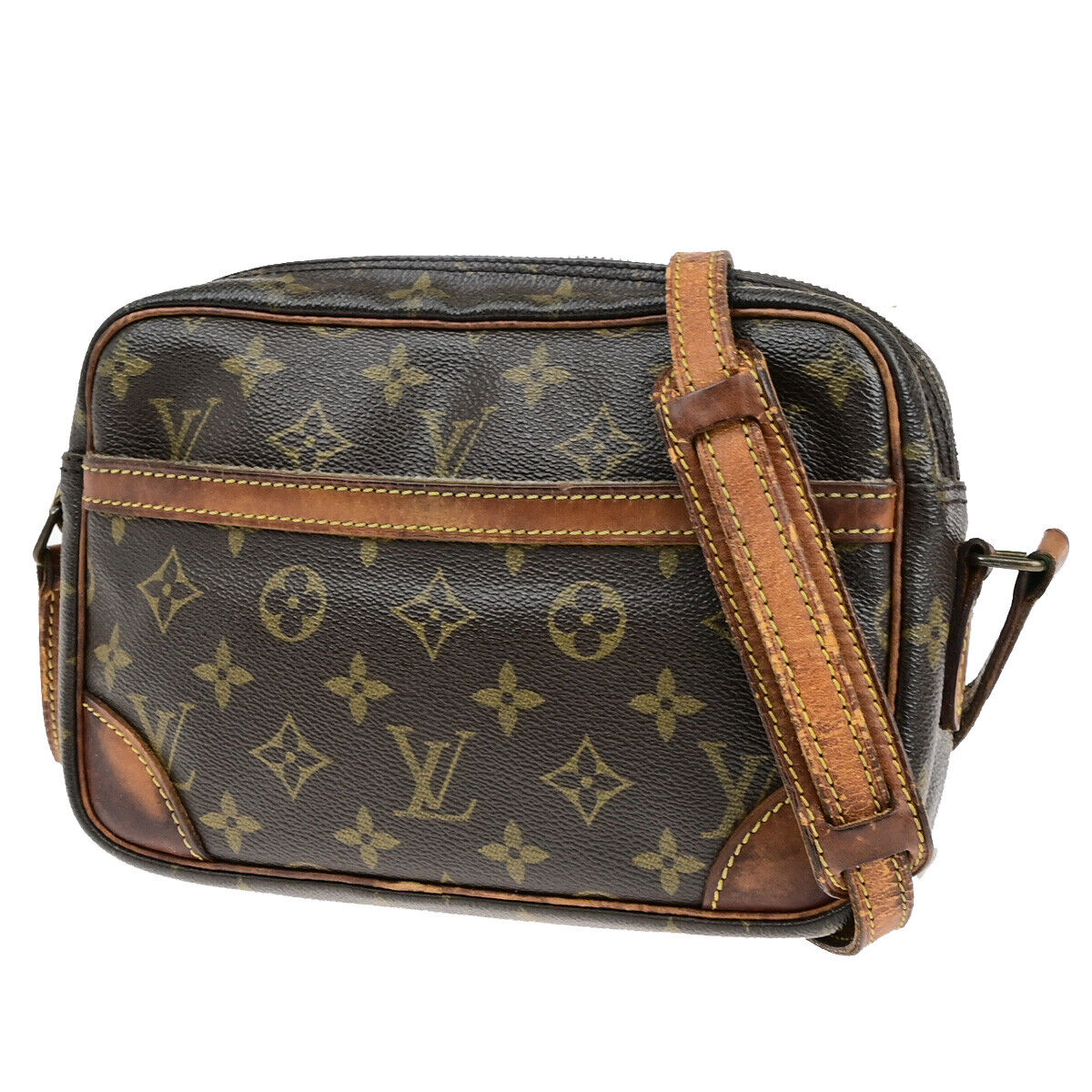 LOUIS VUITTON Trocadero 24 Shoulder Bag Monogram Leather Brown M51276 60YF151