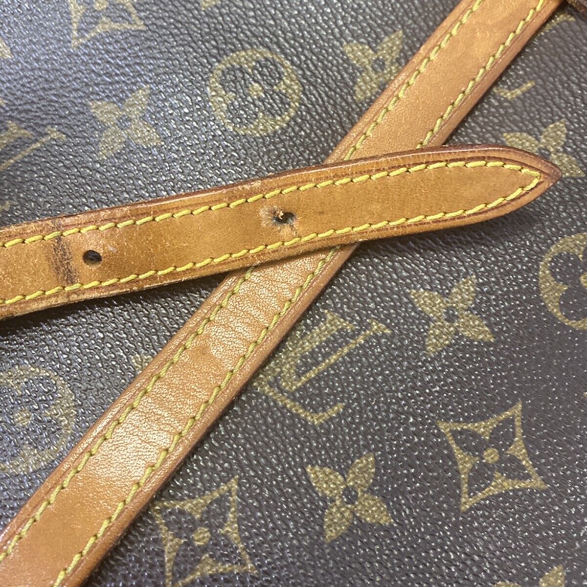LOUIS VUITTONI Chantilly MM Shoulder Bag Monogram Leather Brown M51233 64EB704