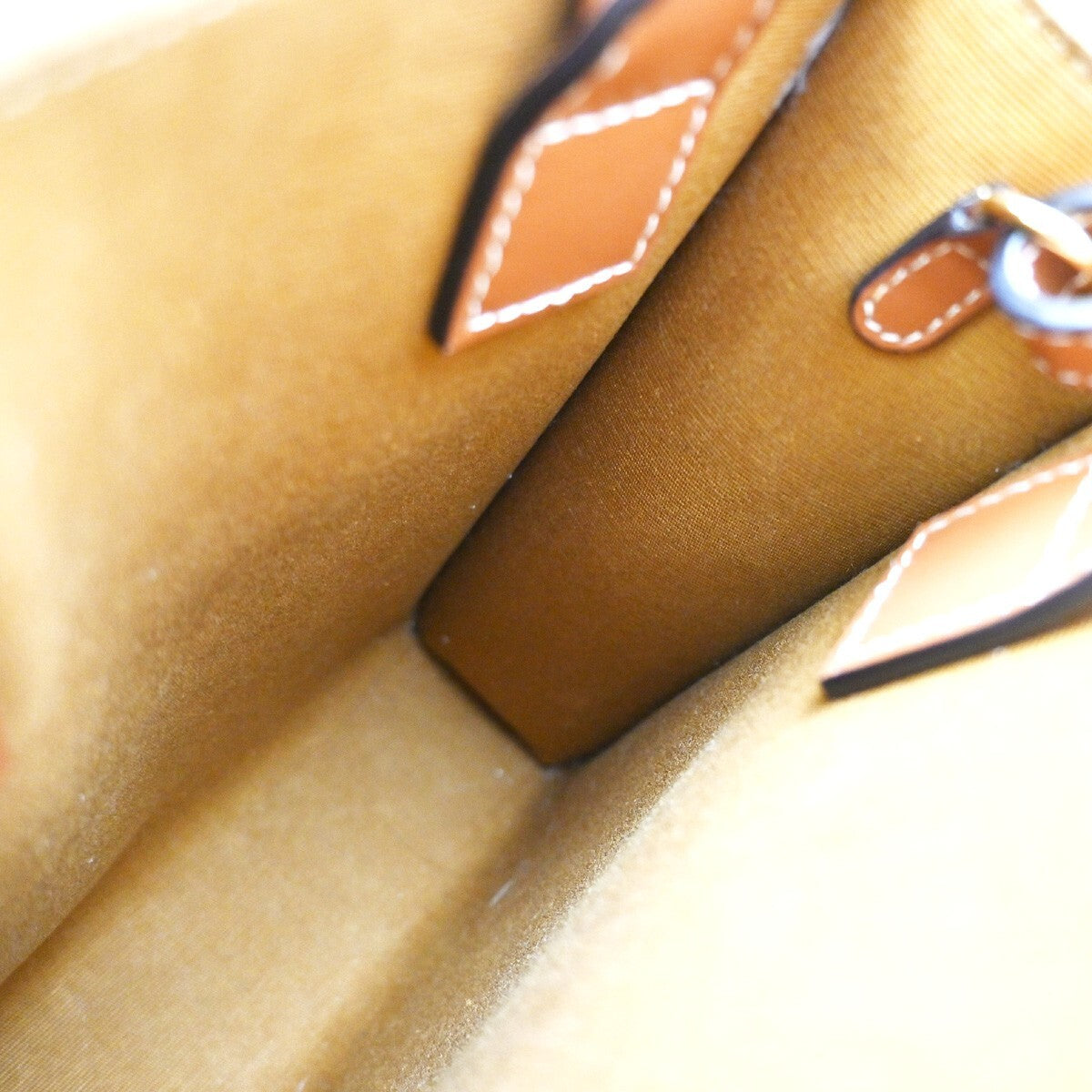 CELINE Mini Vertical Cabas 2Way Hand Bag Triomphe Canvas Leather WE BN 46RF271