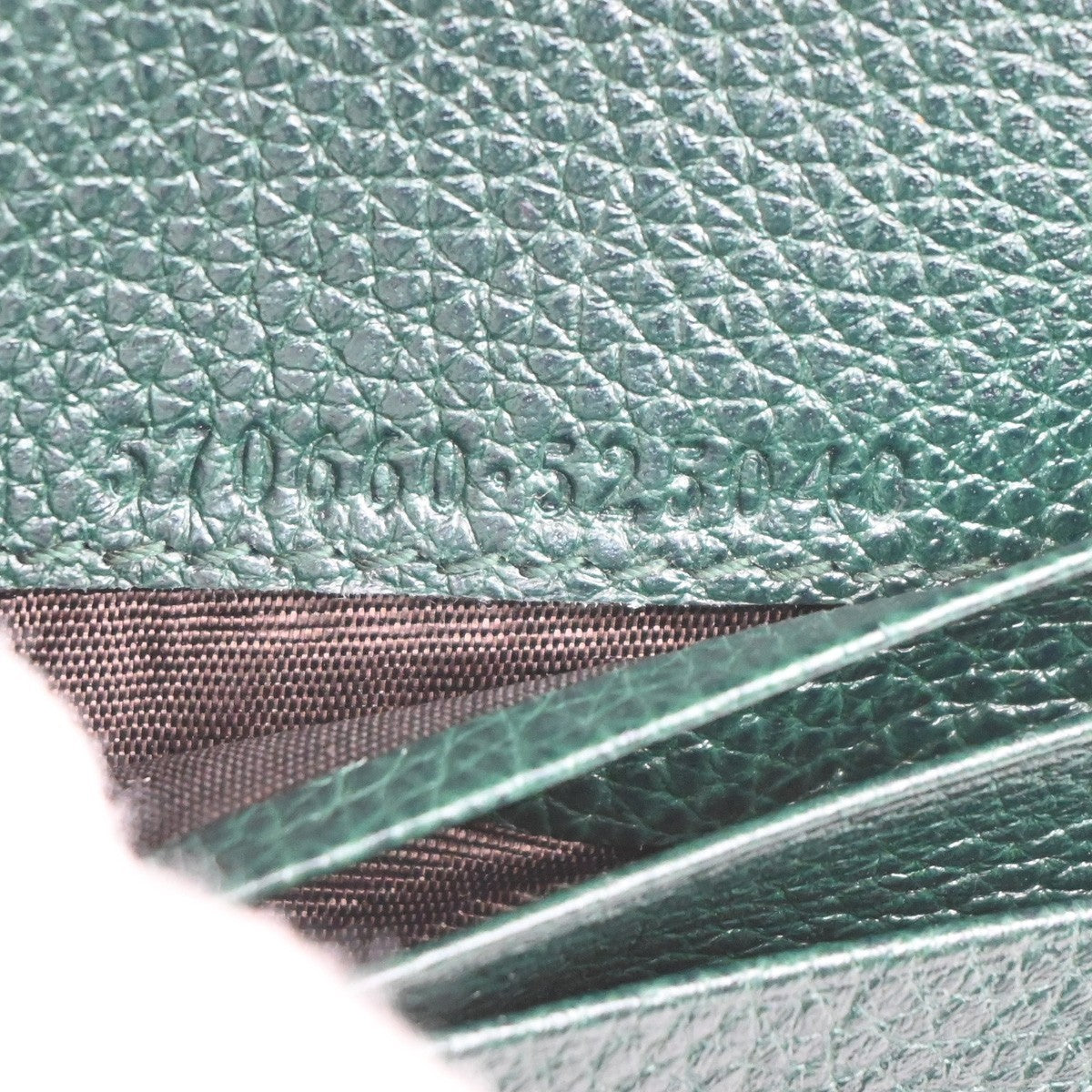 GUCCI G Horsebit Bifold Wallet Leather Green GHW Italy 34RL598