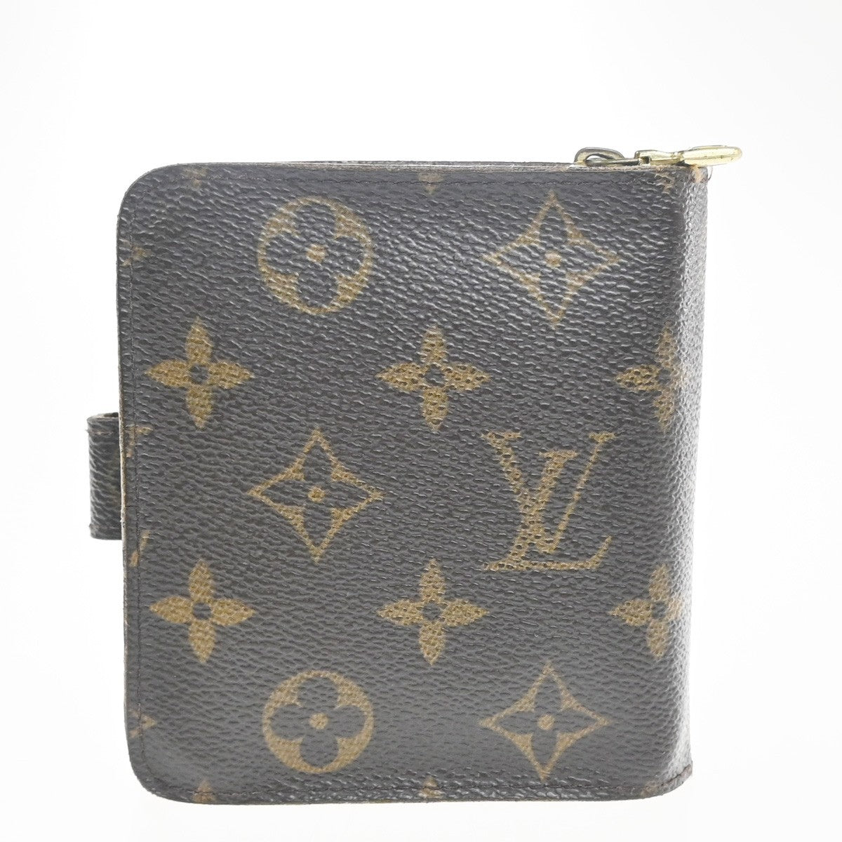 LOUIS VUITTON LV 2 Set Credit Compact Zip Wallet Monogram Leather BN 02KC753