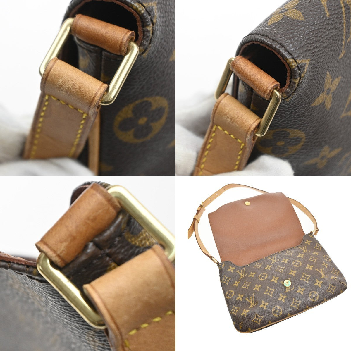 LOUIS VUITTON Musette Tango Short Shoulder Bag Monogram Leather M51257 73YJ150