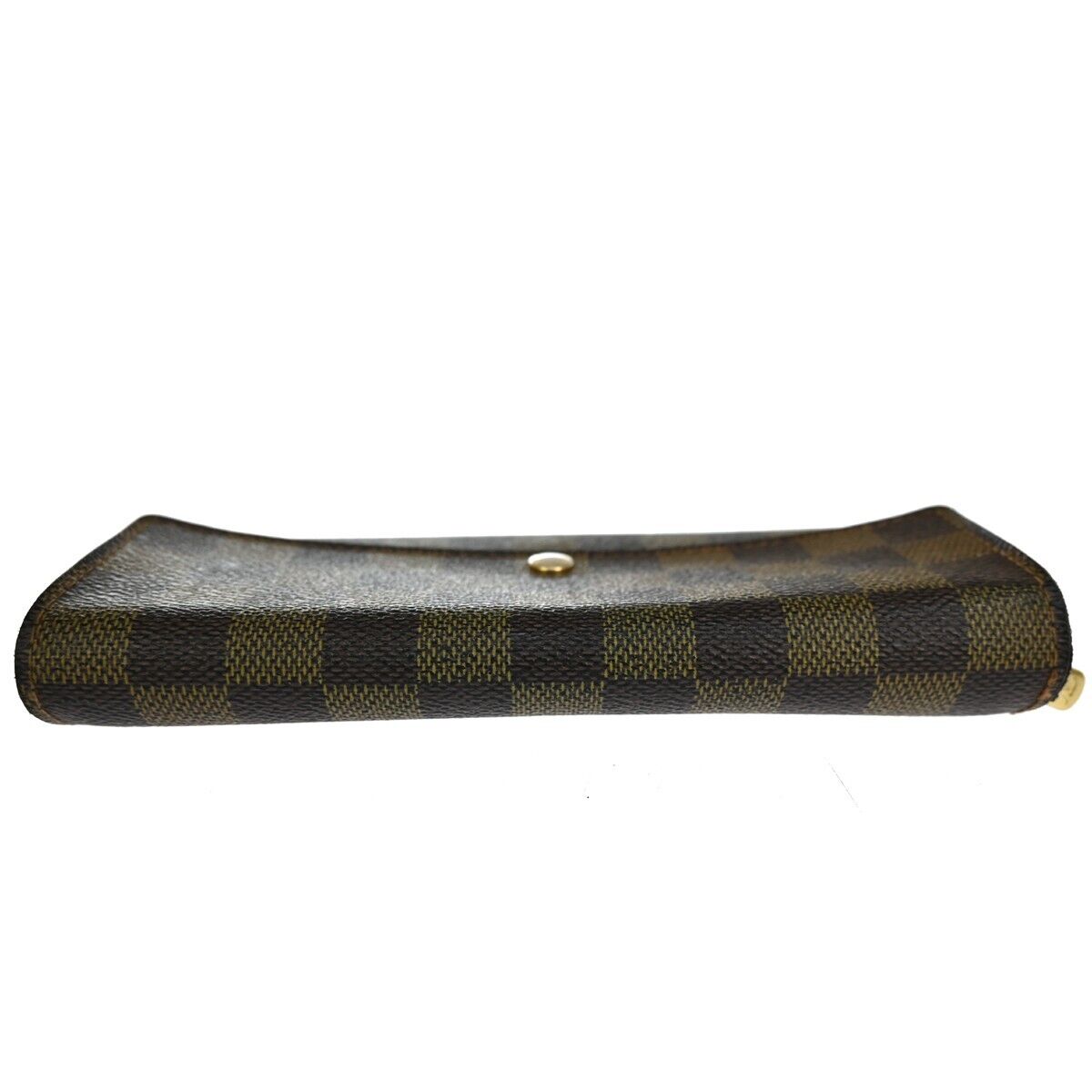 LOUIS VUITTON Portefeuille Sarah Long Bifold Wallet Damier Brown N61734 60EA239