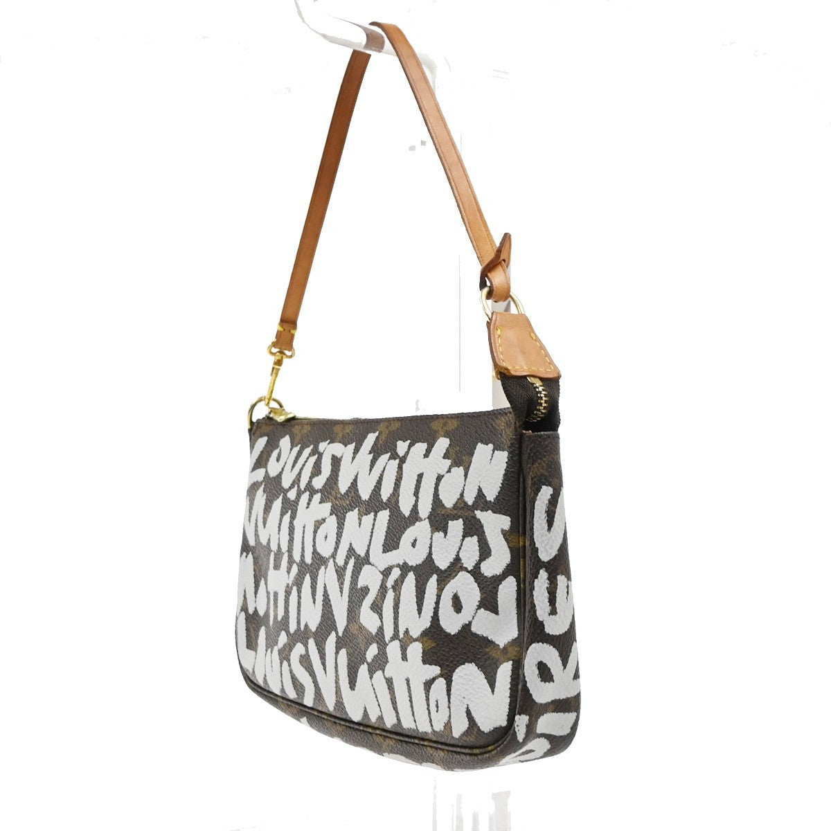 LOUIS VUITTON Pochette Accessoires Hand Bag Monogram Graffiti BN M92192 664RQ038
