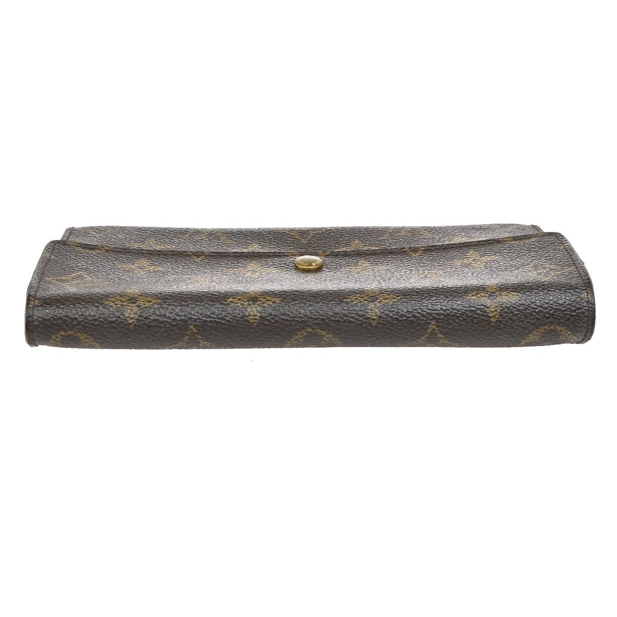 LOUIS VUITTON Porte Monnaie Credit Long Wallet Monogram Leather M61725 04KP145