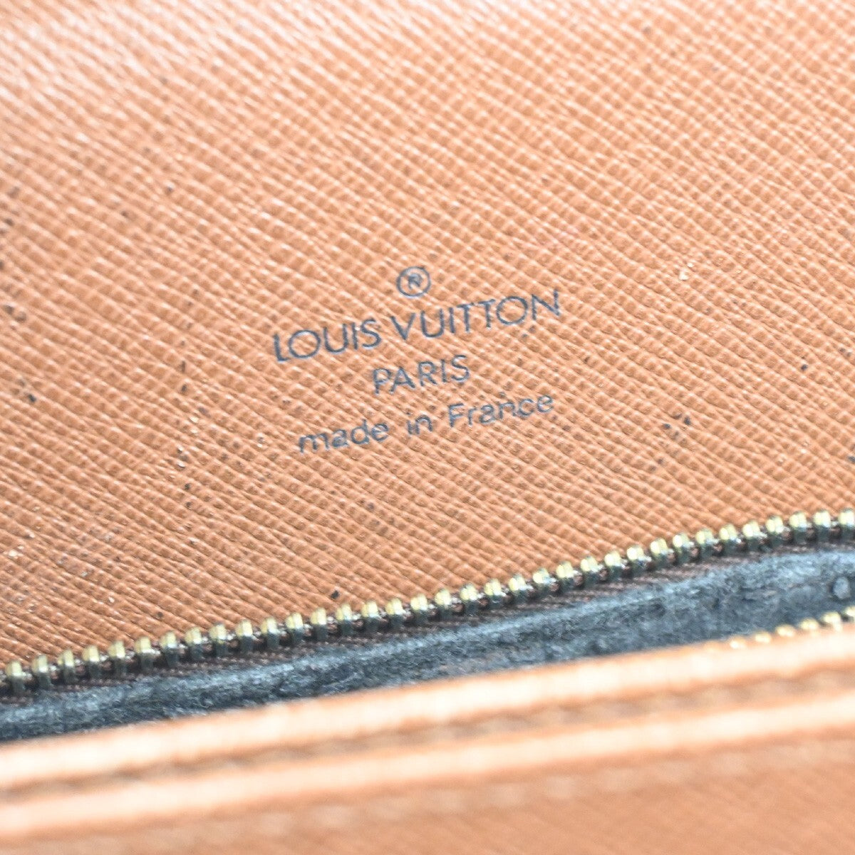 LOUIS VUITTON Courcelles Shoulder Bag Monogram Leather Brown M51375 86YH461