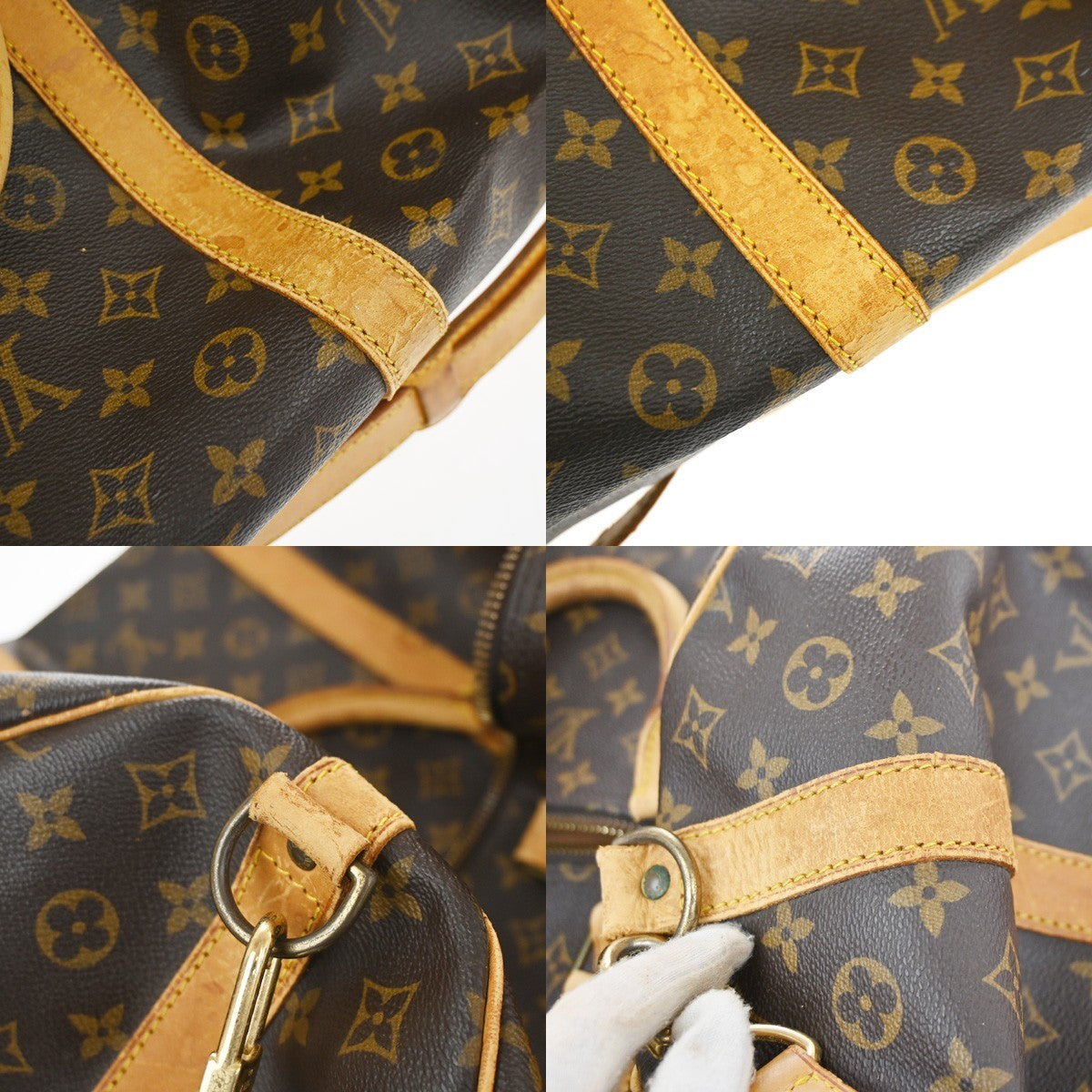 LOUIS VUITTON Keepall Bandouliere 60 2Way Hand Bag Monogram Brown M41412 11YH929
