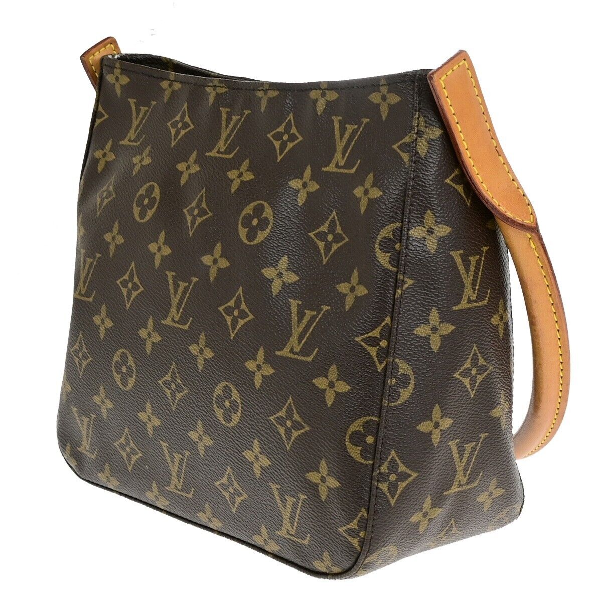LOUIS VUITTON Looping MM Shoulder Bag Monogram Leather BN France M51146 77ED087
